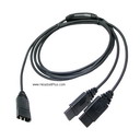 vxi v-series headset y-training adapter cable *discontinued* view