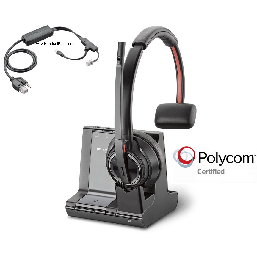 plantronics savi 8210+polycom ehs for polycom phones (app-51) view