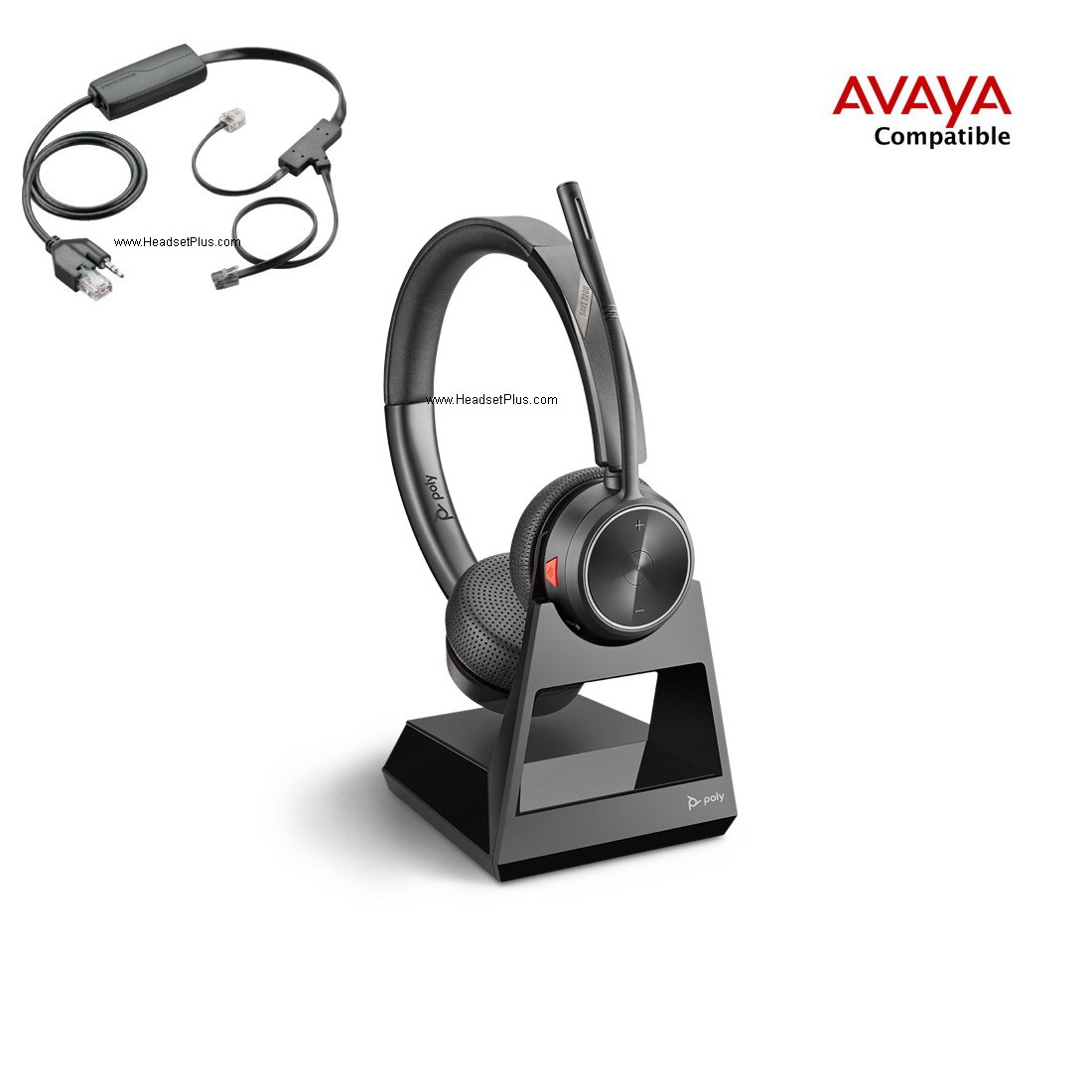 poly savi 7220 stereo+avaya ehs 2420 4600 5420 5600 (apv-66) view