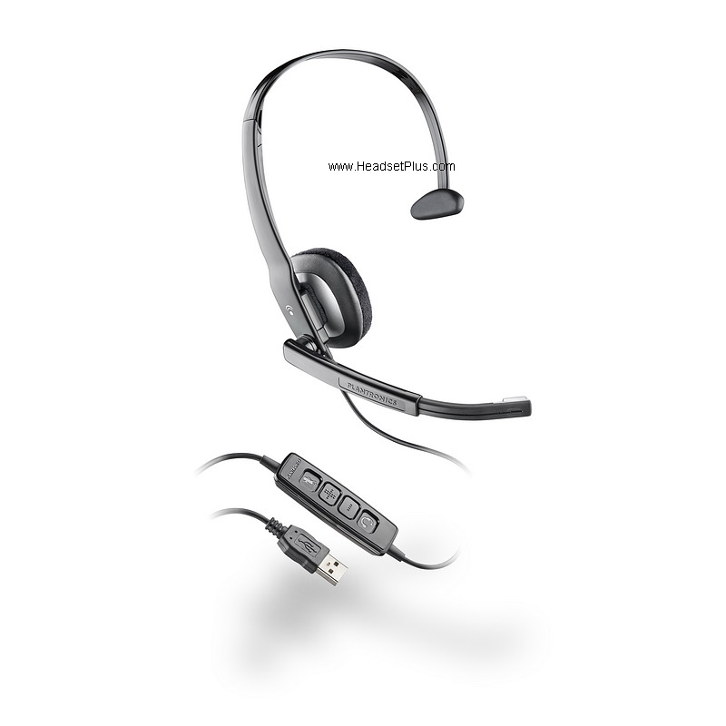plantronics c210-m usb office communicator headset *discontinued view