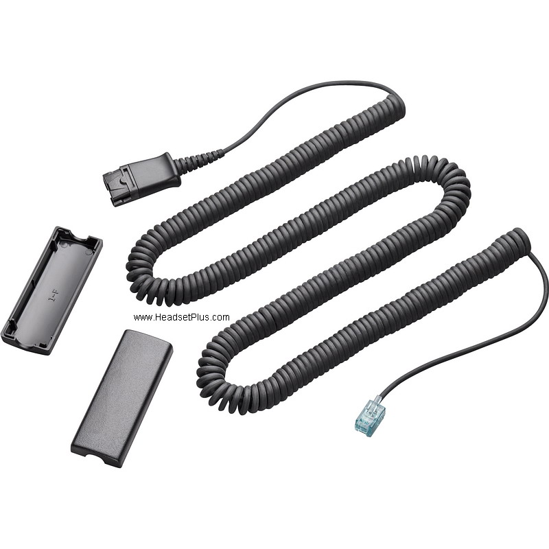 plantronics cable m12/m22/cisco ip phone lightweight w/qd lock view