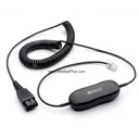 jabra gn1216 qd to rj-9 cable for avaya j100 9600 1600 phone view