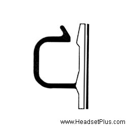 plantronics cord/cable restraint clip for headsets *discontinued view