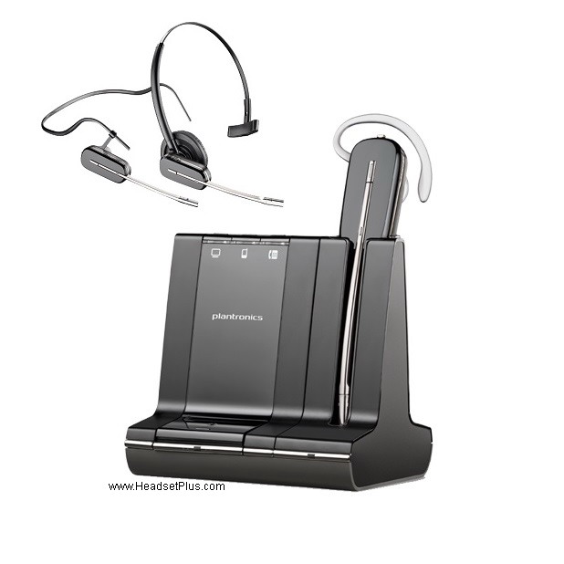 plantronics savi w740-m wireless headset ms *discontinued* view