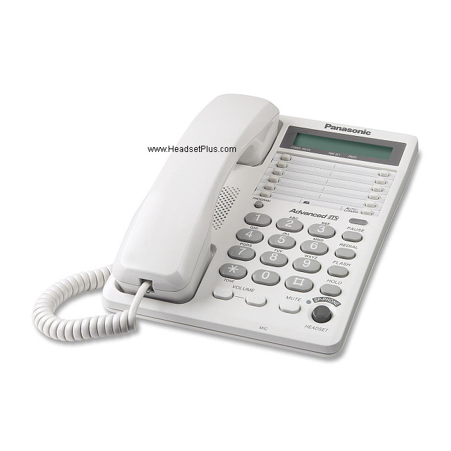 panasonic kx-ts108-w single line telephone, white *discontinued* view