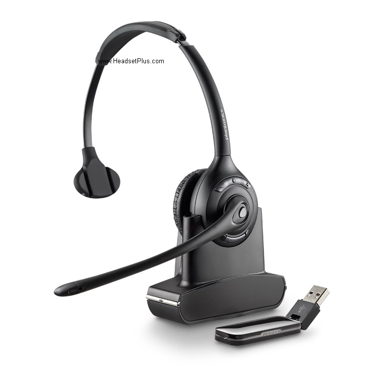 plantronics savi w410-m wireless usb headset teams *discontinued view