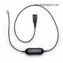 Jabra GN1210 QD to RJ-9 Cable with microphone amplification