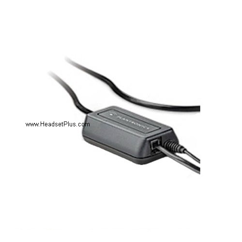 plantronics tr-11 analog adapter cable cs540, savi wireless head view