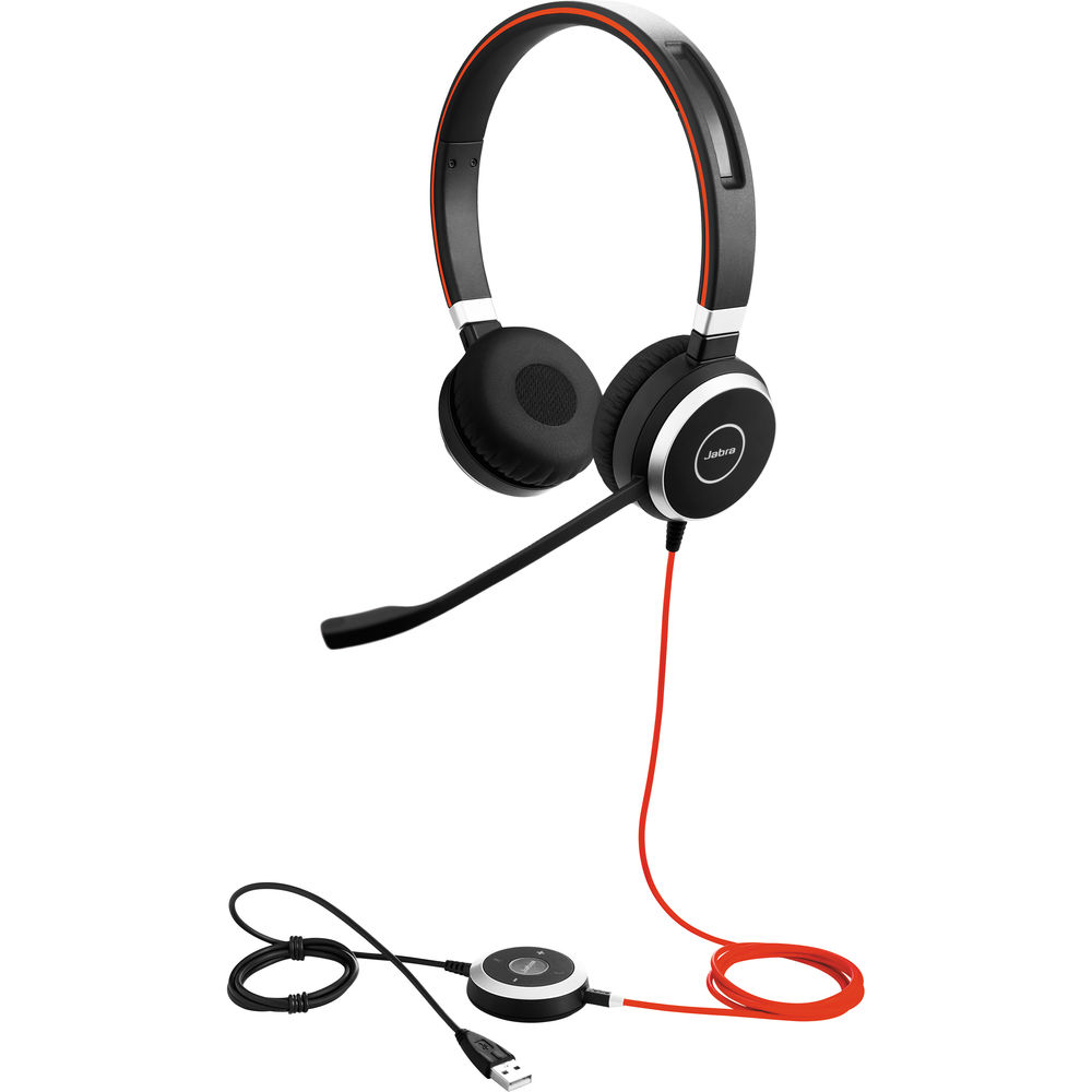 jabra evolve 40 uc stereo usb-a, 3.5mm headset view