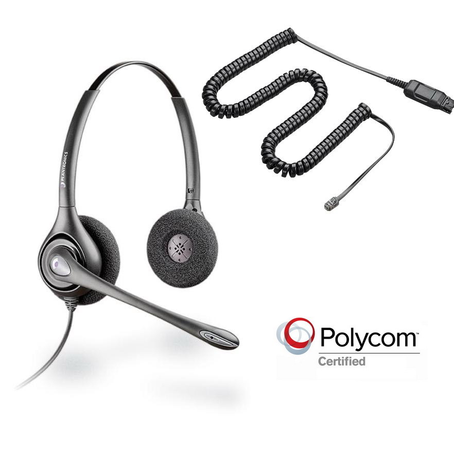 plantronics hw261n-poly polycom nc headset *discontinued* view