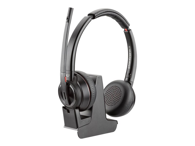 plantronics savi 8220 8220-m extra, replacement headset w/cradle view