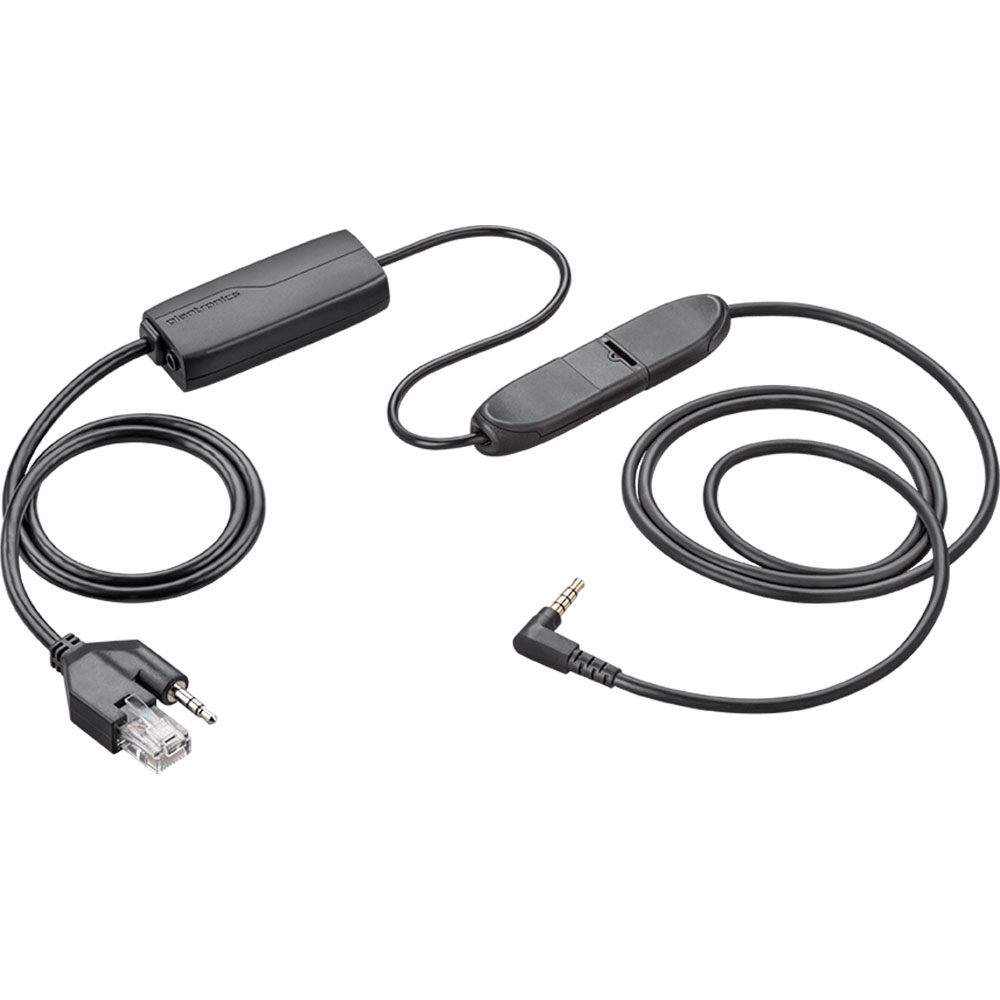 plantronics api-28 wireless ehs hookswitch cable for iphone view