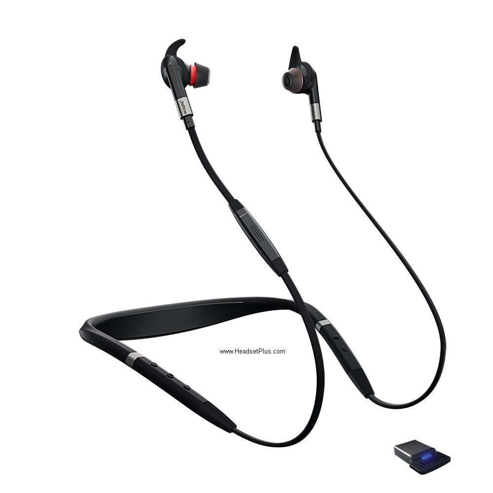 jabra evolve 75e ms bluetooth wireless usb earbuds *discontinued view