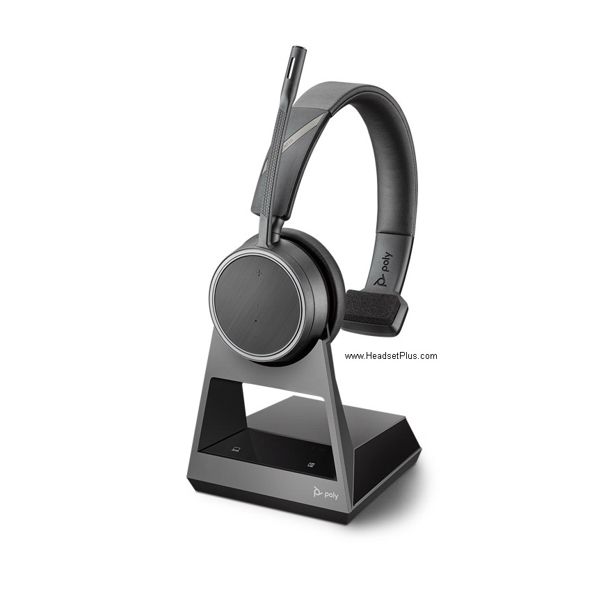 poly voyager 4210 mono office bluetooth headset 1-way base *disc view