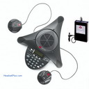 polycom soundstation2 ex with 2 ext mics + wireless mic *discont view