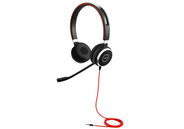 jabra evolve 40 stereo headset with 3.5mm jack view