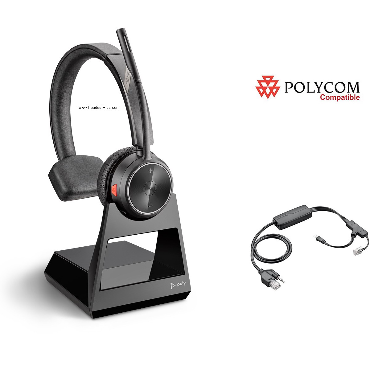 poly savi 7210+ehs remote answer polycom ip phone package view