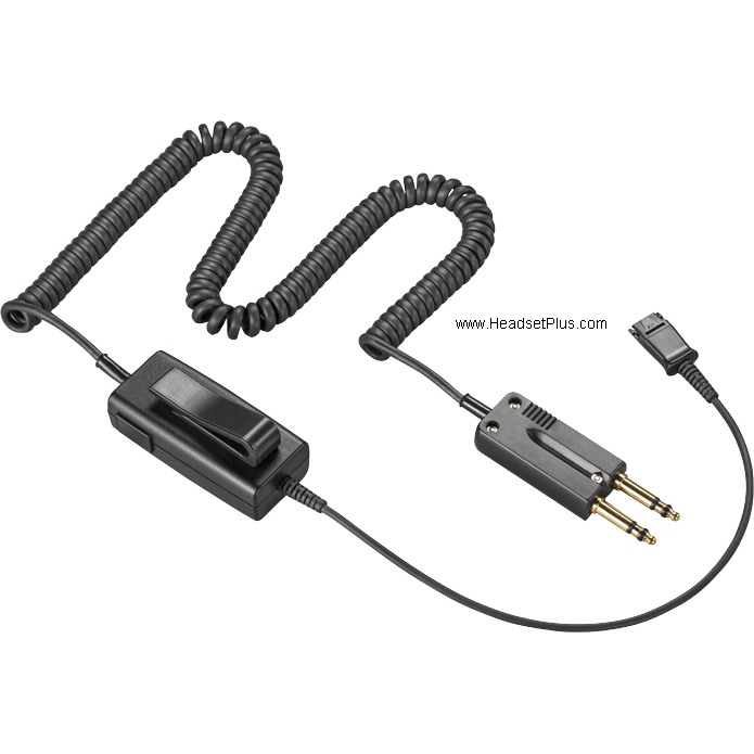 plantronics shs1926-10 6-wire without push-to-talk amplifier 10' view