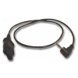 jabra/gn netcom 2.5mm headset adapter cord/cable view