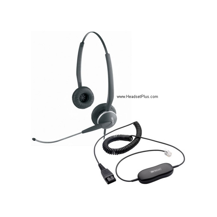 jabra gn 2115 direct connect soundtube binaural headset *discont view