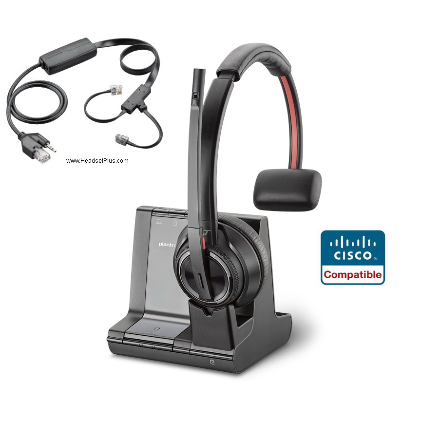 plantronics savi 8210+cisco ehs for cisco phones (apc-43) view
