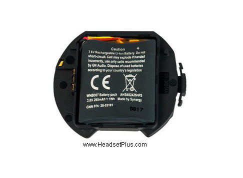 jabra engage 65 75 replacement battery  14151-09 view
