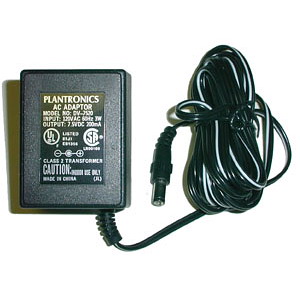 plantronics s10, s11, t20, t10 ac/dc wall adapter view