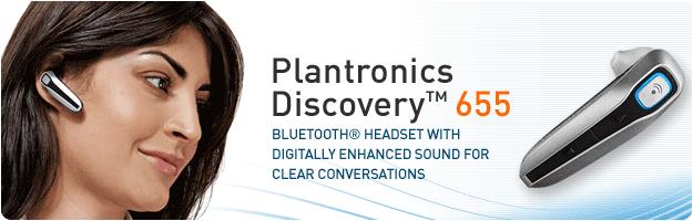 plantronics 655 discovery bluetooth headset *discontinued* view