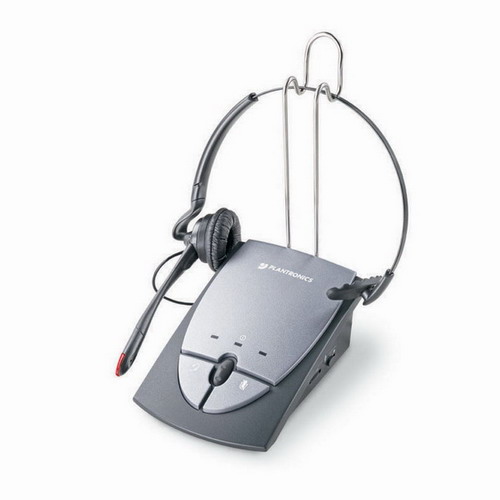 plantronics s12 telephone headset convertible system view