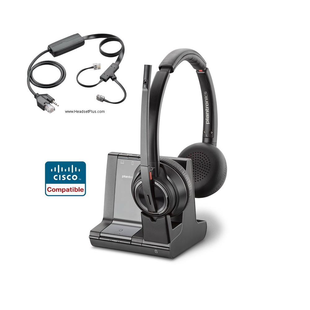 plantronics savi 8220+cisco ehs for cisco phones (apc-43) view