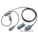 plantronics y training/supervisor cord, cable splitter with mute view