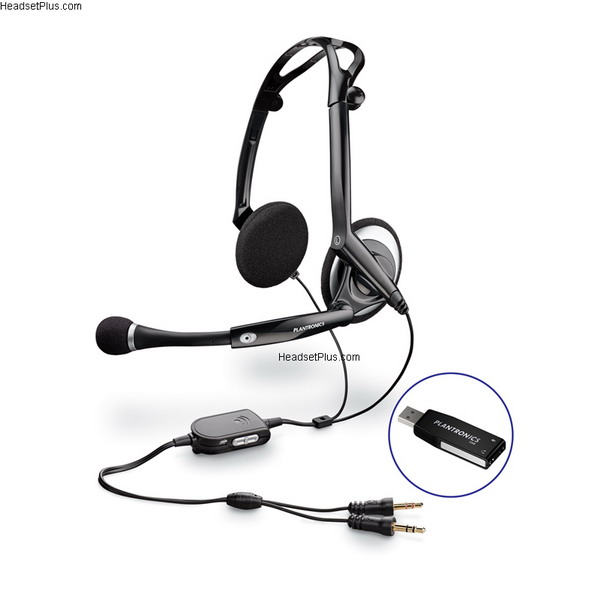 plantronics .audio 470 usb foldable stereo headset *discontinued view