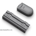 plantronics m12/m22 battery door & side cover view