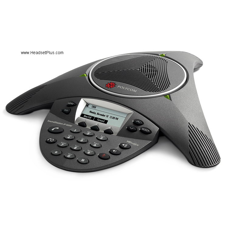 polycom soundstation ip 6000 conference phone (no power supply) view