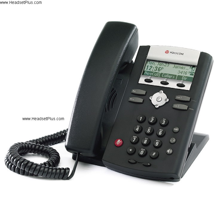 polycom soundpoint ip 330 2-line phone poe only *discontinued* view