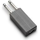 Plantronics PJ-327 Wireless Headset Plug Prong Adapter