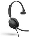 Jabra Evolve2 40 MS Mono USB-C Corded Headset, MS Teams