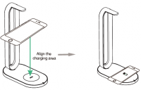 Yealink BHC76 Wireless Charging Stand for BH76, BH76 Plus