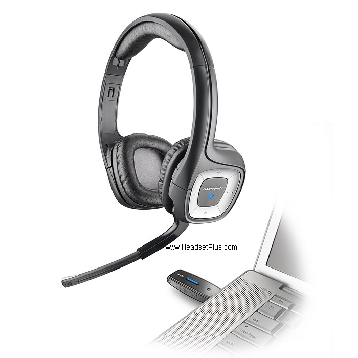 plantronics audio 995 digital wireless stereo headset *discontin view