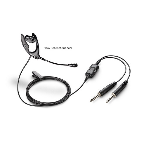 plantronics ms200 commercial aviation headset (no return) view